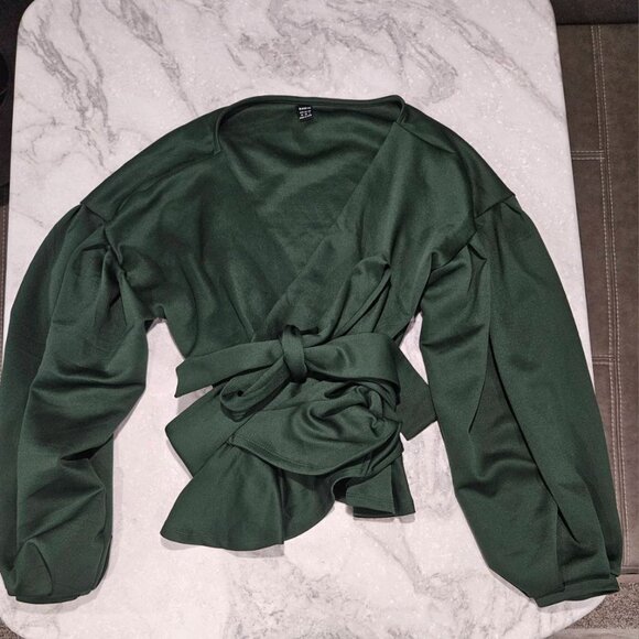 SHEIN Women’s Wrap Blouse | Medium | NWOT - Picture 3 of 3